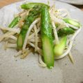 solapapa's cooksnap of when they made ☆もやしとアスパラの炒め物☆.