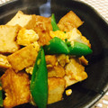 LimeLunch's cooksnap of when they made 厚揚げと卵の炒め物.