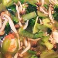 ぴくぴくぴくみん's cooksnap of when they made 10分で小松菜としめじたっぷり中華飯.