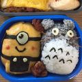 Smiley34's cooksnap of when they made キャラ弁 トトロと真っ黒くろすけ.