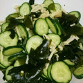 smile2525☆'s cooksnap of when they made きゅうりとえのきのお酢の物.