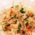陸ケミ's cooksnap of when they made 豆苗と根菜の白和え.
