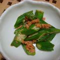 ivy440's cooksnap of when they made もう一品！オクラの鮭フレーク和え.