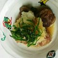 ☆rikemasa☆'s cooksnap of when they made 豚コマ団子のさっぱり煮〜大根おろしがけ♪.