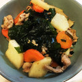 さま〜しゃ's cooksnap of when they made 生ワカメと豚肉と長芋炒め.