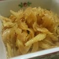 toccot's cooksnap of when they made セロリの麺つゆ炒め セロリ克服.