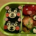 ちぃーchan☆'s cooksnap of when they made 簡単♪可愛い♪キャラ弁当☆くまモン大集合.