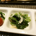 ♡ひな祭り♡'s cooksnap of when they made えのきと小松菜のポン酢和え.