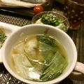 ♡ひな祭り♡'s cooksnap of when they made チンゲンサイとワンタンの簡単スープ.