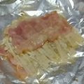 ヨシヨッシー's cooksnap of when they made えのきとベーコンのホイル焼き.