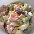 ビルメリー's cooksnap of when they made ぷりシャキ！エビとアスパラのたまごサラダ.