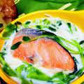 うーさき's cooksnap of when they made キャベツと鮭の豆乳味噌スープ煮.