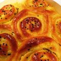 すまいるベアー's cooksnap of when they made 秋～！サツマイモのうずまきパン♪.