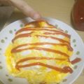 suke123's cooksnap of when they made 鶏ガラスープでオムライス.