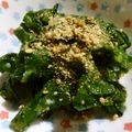 ぶどうなすび's cooksnap of when they made のらぼう菜（菜っ葉）の胡麻和え.