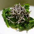ぶどうなすび's cooksnap of when they made のらぼう菜の塩昆布オリーブオイル和え.