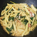 chami719's cooksnap of when they made 簡単！じゃがいもと小松菜のマヨポン炒め★.