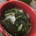 きおのすけ's cooksnap of when they made 簡単＊ほうれん草と豆腐 ワカメのお吸い物.