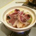komutatata's cooksnap of when they made ネギとマグロのねぎま鍋.