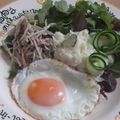 きらり流れ星's cooksnap of when they made 簡単☆目玉焼き.