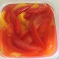 クックCX03PD☆'s cooksnap of when they made レンジで皮むき☆簡単パプリカのマリネ.