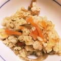 むーにんママ's cooksnap of when they made 簡単炊飯器任せ☆鶏ごぼうの炊き込みご飯.