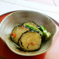 ｅｋ４'s cooksnap of when they made 暑い夏はさっぱりと♪揚げなすの南蛮漬け.