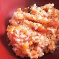 まおふいー's cooksnap of when they made チーズがとろとろ　トマトチーズリゾット.