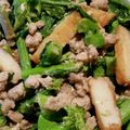 新米ママの時短飯's cooksnap of when they made 菜の花と豚ひき肉の味噌炒め♪.