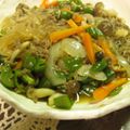 minami♪'s cooksnap of when they made 春雨の炒め物.
