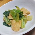 しょみ一's cooksnap of when they made チンゲン菜と油揚げの煮びたし.