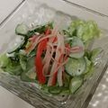こるこ's cooksnap of when they made キュウリとカニカマの簡単サラダ.