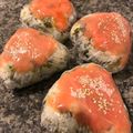 あんじまる's cooksnap of when they made 博多風おにぎり☆メンタイ高菜チーズ.