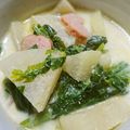 コハナ＊'s cooksnap of when they made かぶが主役のかんたんミルクスープ♡.