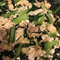 ちぃちゃぁん's cooksnap of when they made 豆腐と小松菜ツナの速攻炒め☆薄アゲ入り.