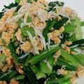 numami's cooksnap of when they made 麺つゆで簡単✩小松菜としらすの炒り卵和え.