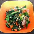 みさ★あや's cooksnap of when they made ほうれんそうとウインナーの炒め物.