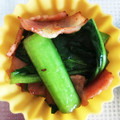 ちびまめママ◎'s cooksnap of when they made 小松菜とハムのクレソル炒め.
