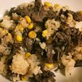 mikazuchi's cooksnap of when they made 激ウマ！ガーリックステーキチャーハン☆.
