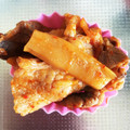 ちびまめママ◎'s cooksnap of when they made おつまみ♡豚コマとメンマのキムチ炒め.