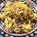 ぱりえってぃ's cooksnap of when they made パパッと簡単♪中華風豚とモヤシの玉子炒め.
