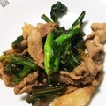ayukari016's cooksnap of when they made 菜の花と豚肉の甘辛炒め.