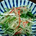 はなふあ's cooksnap of when they made シャキシャキ！水菜ともやしのサラダ☆.