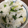 やまびこwa's cooksnap of when they made カブの葉とさつま芋の混ぜご飯♡.