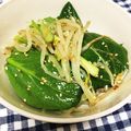 Ri♡ToM's cooksnap of when they made 小松菜ともやしナムル.