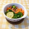 オレンジリング's cooksnap of when they made ウインナーとレモンのさっぱりレンジ蒸し♪.