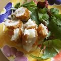 きらり流れ星's cooksnap of when they made ポテトサラダのちくわサンド.