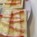 あや（｡・ｗ・｡）'s cooksnap of when they made かにかまチーズトースト.