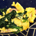 Khara10's cooksnap of when they made ＊美味しい＊ほうれん草の卵炒め.