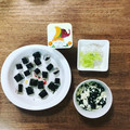 kuuumi's cooksnap of when they made 【離乳食 中期】しらすのきゅうり和え.